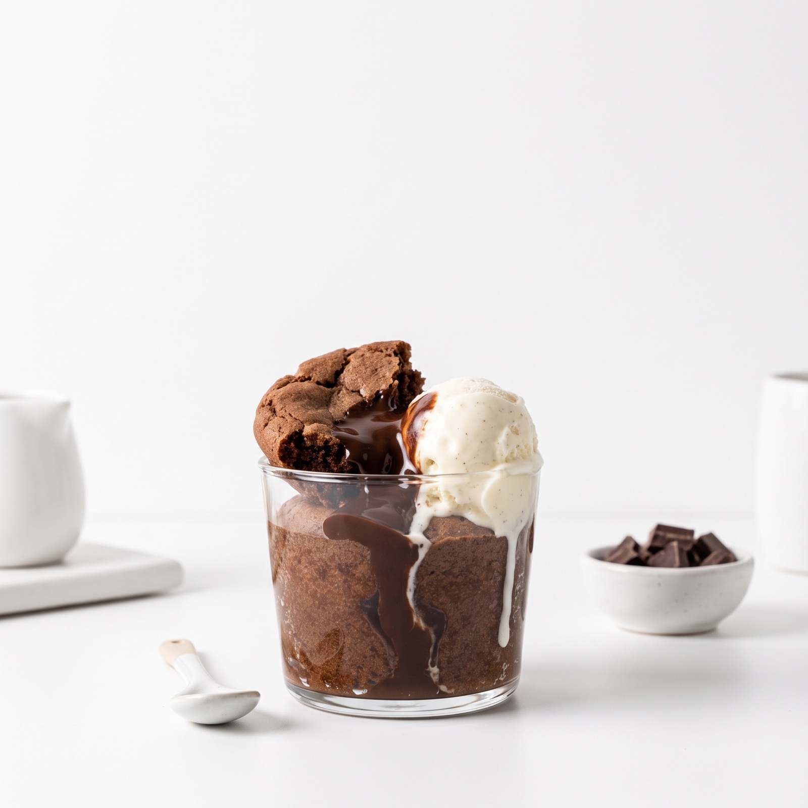 Molten cookie cup