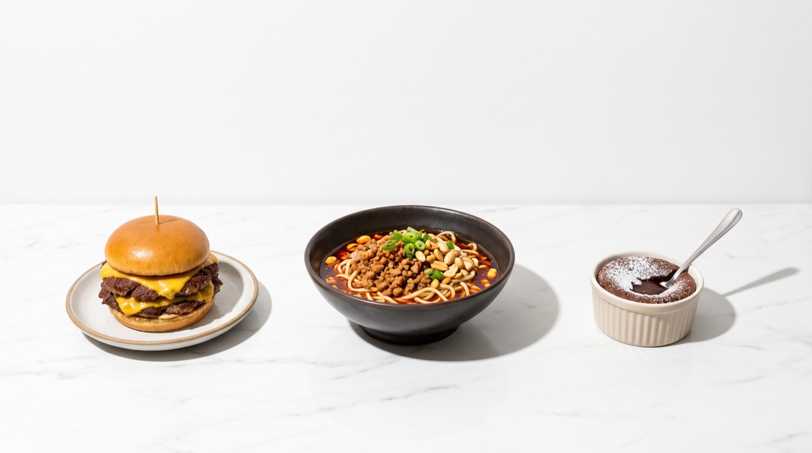 The three Night Market dishes